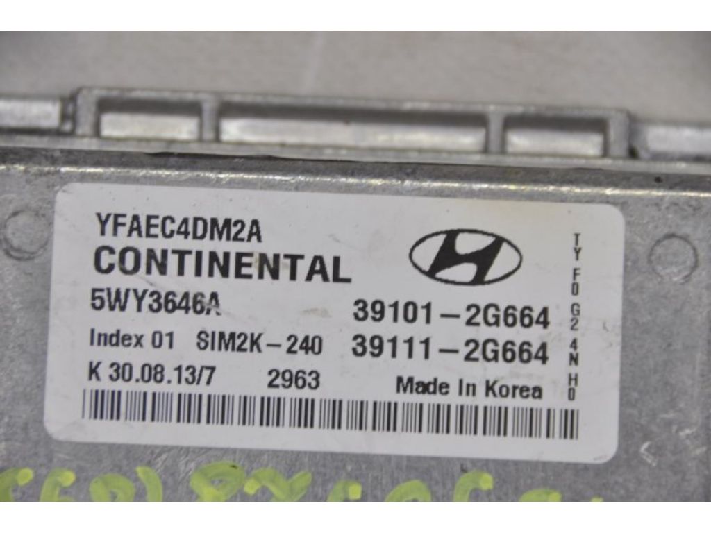 39111-2G664 | Блок керування двигуном HYUNDAI SONATA YF 10-14 - Фото 3