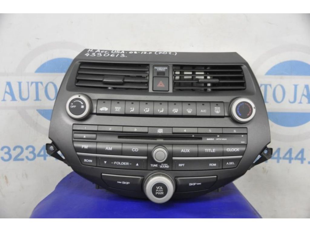 39170-TA0-A01ZA | магнітола HONDA ACCORD USA 07-12