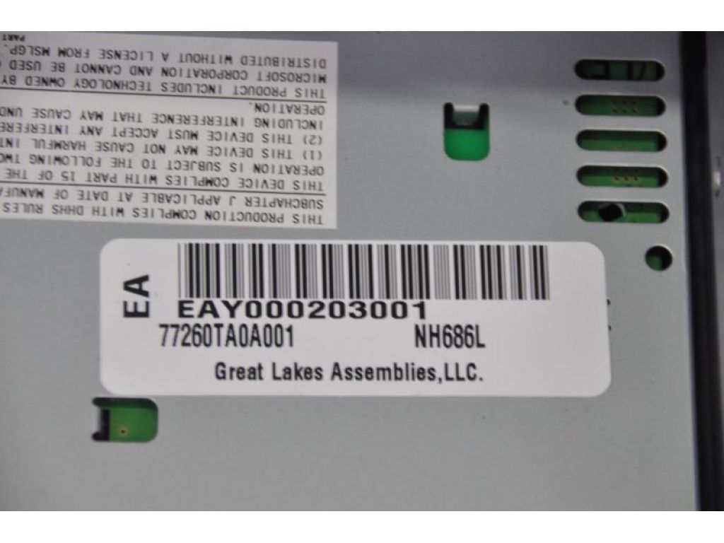 39170-TA0-A01ZA | магнітола HONDA ACCORD USA 07-12 - Фото 6