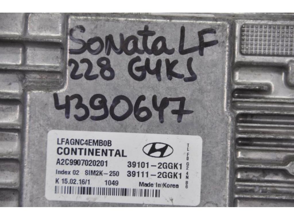 39111-2GGK1 | Блок керування двигуном HYUNDAI SONATA LF 2014- - Фото 2