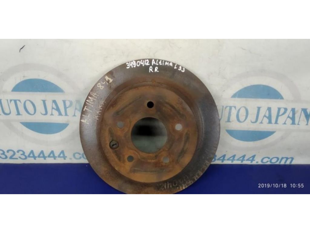 43206-JA00B | Тормозной диск задний NISSAN ALTIMA L33 12-18