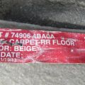 74902-4BA1A | Ковер пола NISSAN X-TRAIL/ROGUE T32 13-20 - Превью 3