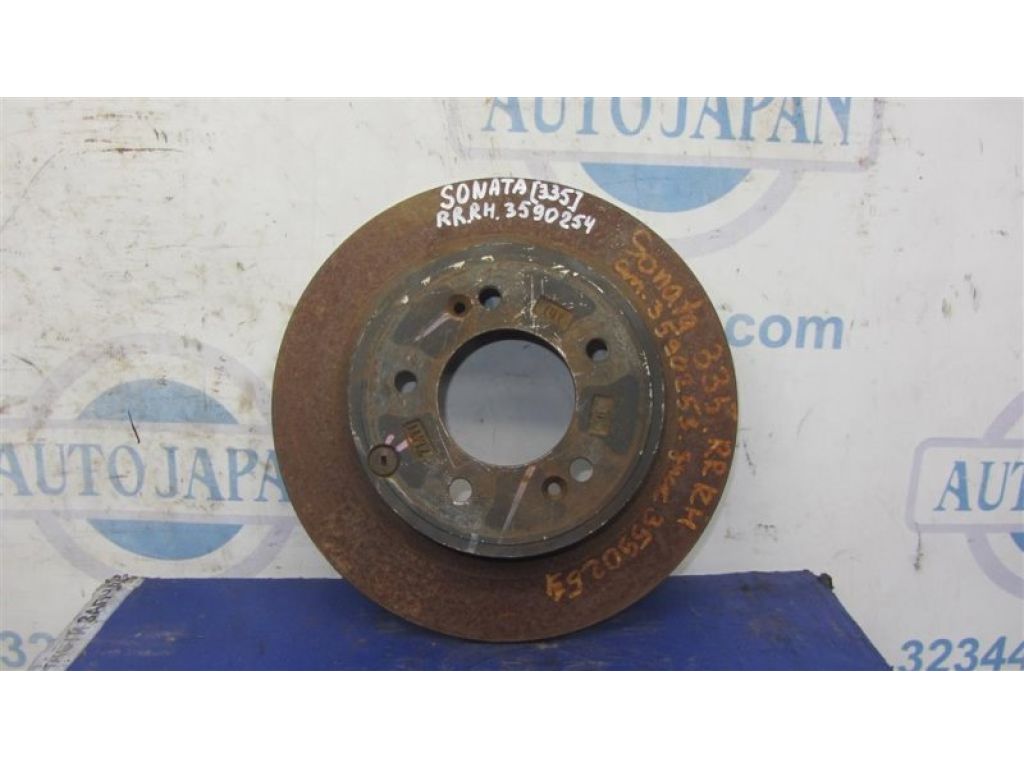 58411-3Q000 | Гальмівний диск задній HYUNDAI SONATA LF 2014-