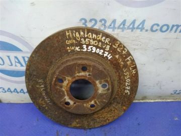 Гальмівний диск передній TOYOTA HIGHLANDER 01-07