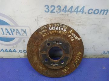 Тормозной диск передний HYUNDAI ACCENT RB 10-