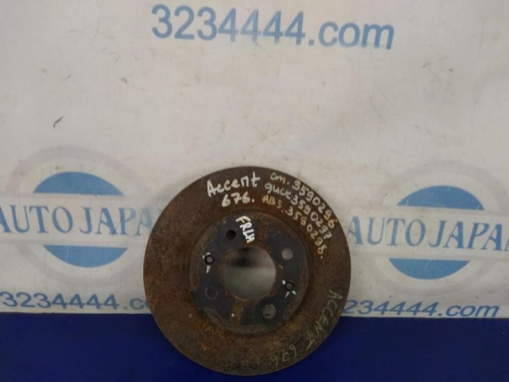 51712-1R000 | Тормозной диск передний HYUNDAI ACCENT RB 10-