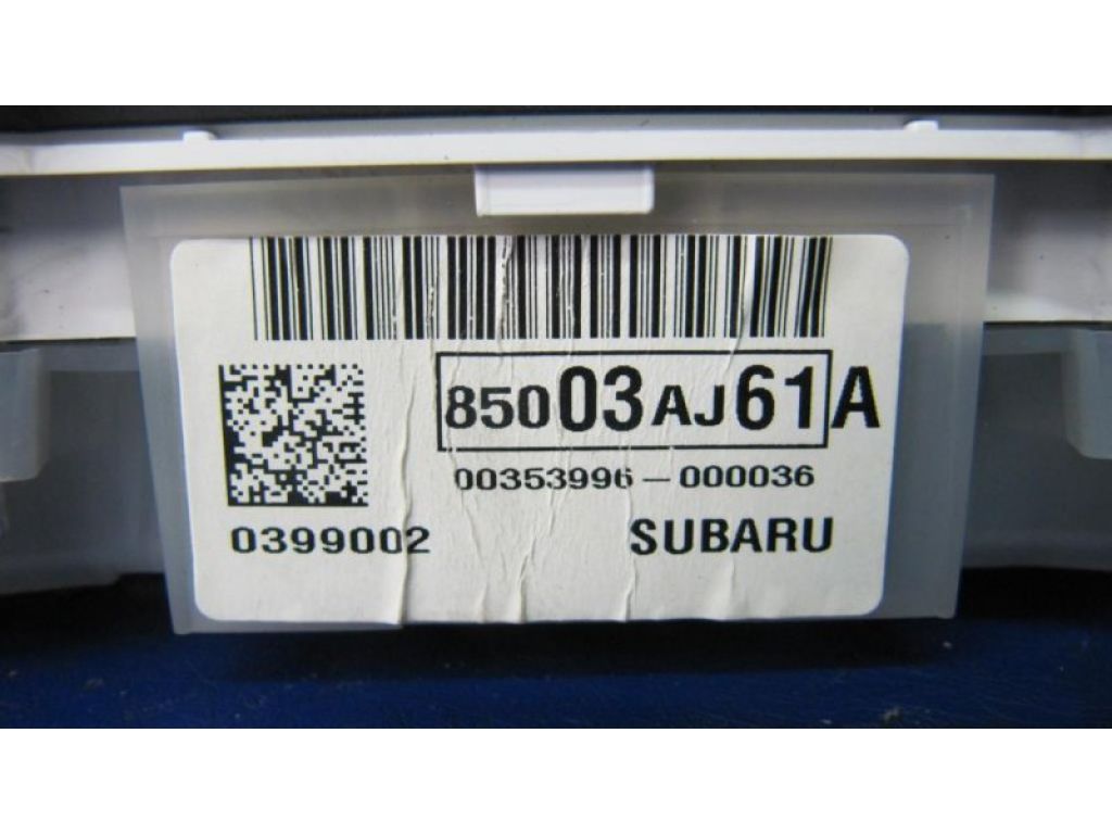 85021AJ27A | Панель приборов SUBARU OUTBACK 09-14 BR - Фото 4