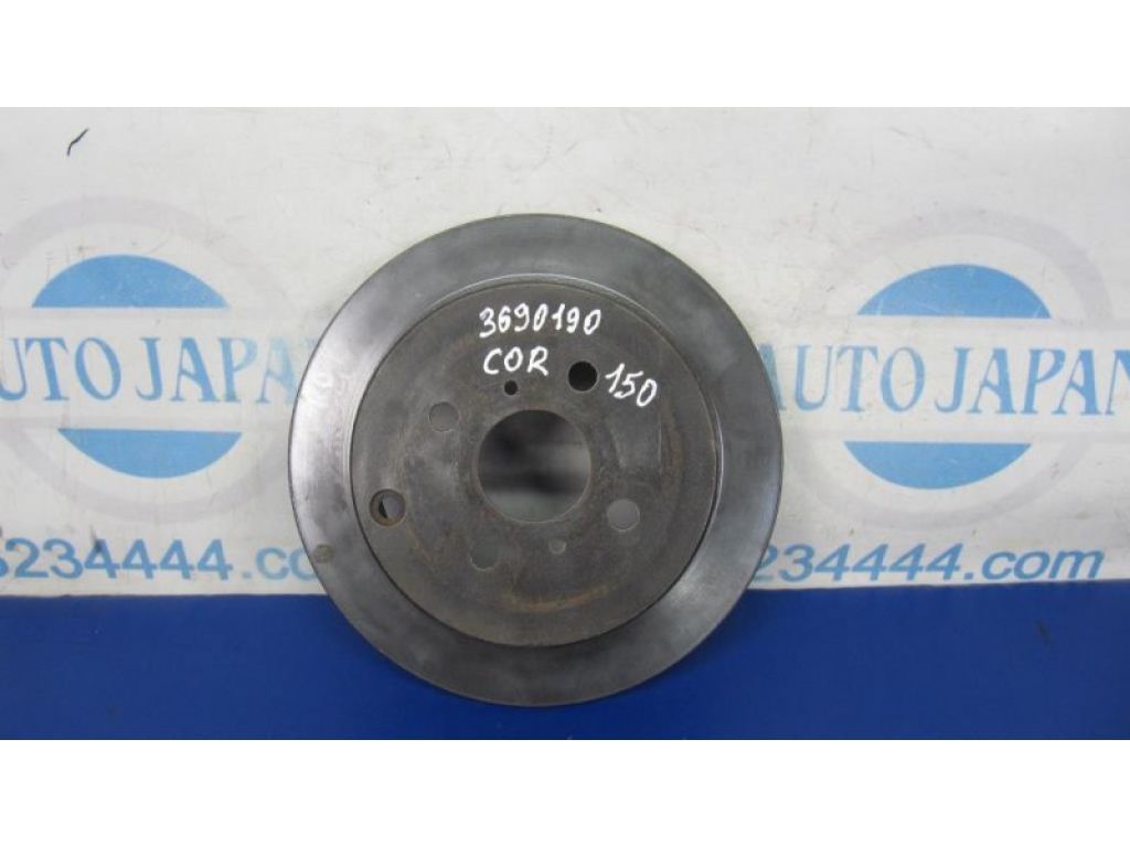42431-02080 | Тормозной диск задний прав. TOYOTA COROLLA 120 00-07