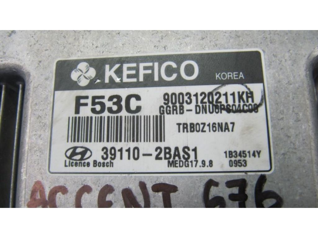 39110-2BAS1 | Блок керування двигуном HYUNDAI ACCENT RB 10- - Фото 3