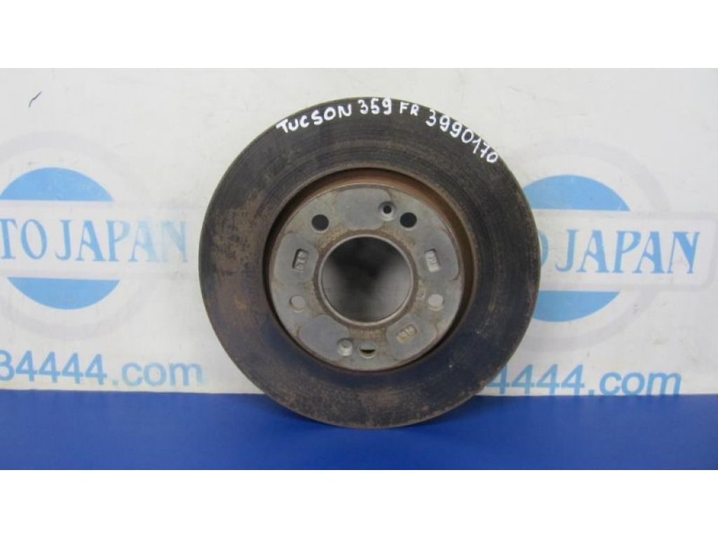 51712-2E300 | Гальмівний диск передній HYUNDAI TUCSON 04-10