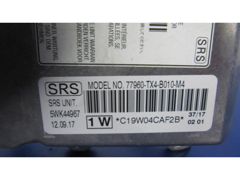 77960-TX4-B01 | Блок керування AIRBAG ACURA RDX 12-19 - Фото 4