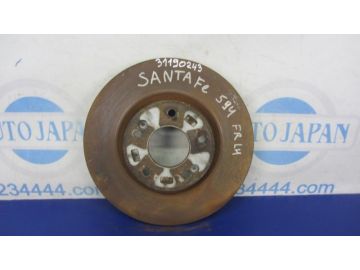 Тормозной диск передний HYUNDAI SANTA FE (CM) 05-12