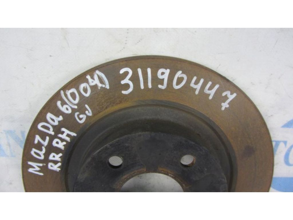 GHT2-26-251 | Тормозной диск задний MAZDA 6 GJ 12- - Фото 2