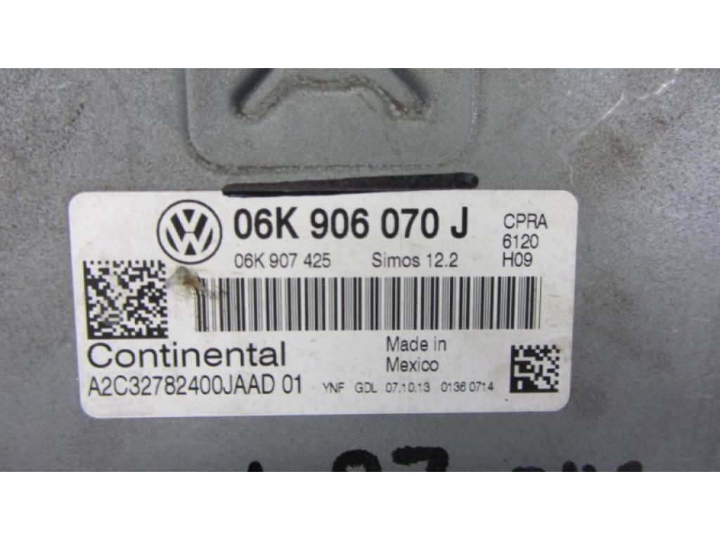 06K 906 070 J | Блок керування двигуном VOLKSWAGEN PASSAT B7 11-15 - Фото 4