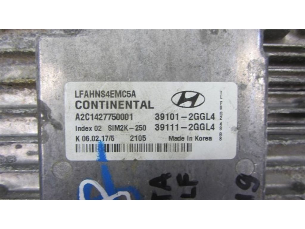 39111-2GGL4 | Блок керування двигуном HYUNDAI SONATA LF 2014- - Фото 3