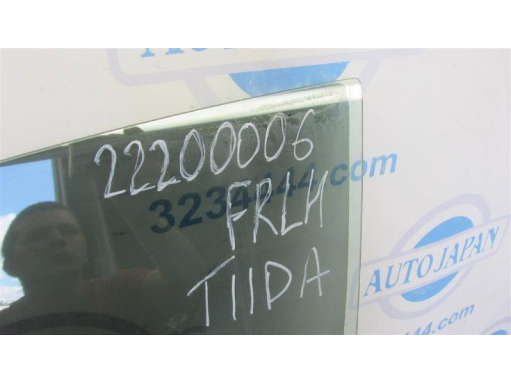 80301-ED000 | Скло дверей передн. лів. NISSAN TIIDA/VERSA C11 04-11 - Фото 2