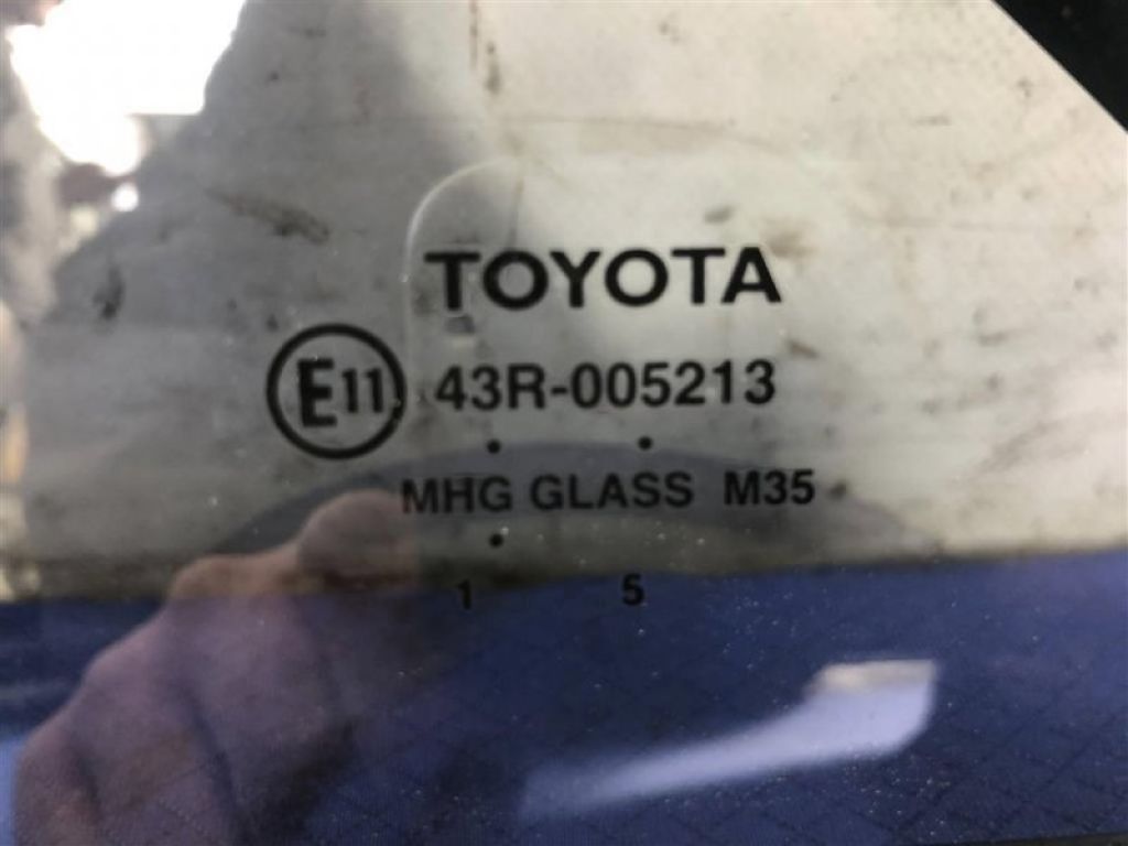68124-06130 | Стекло двери глухое задн. лев. TOYOTA CAMRY 50 12-15 - Фото 2