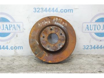 Гальмівний диск передній прав. NISSAN ALTIMA L32 07-12