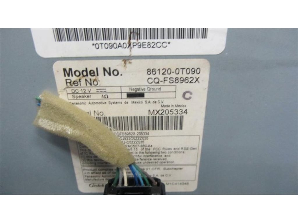 86120-0T090 | Магнитола TOYOTA VENZA 09-16 - Фото 3