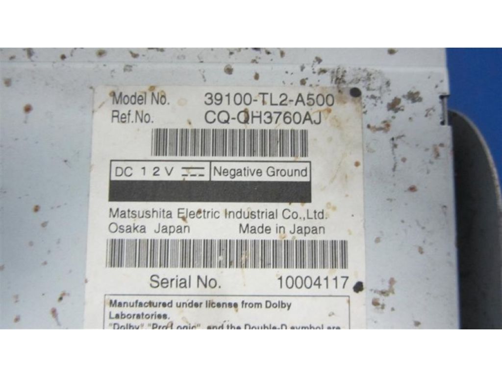 39100-TL2-A50 | CD-чейнджер ACURA TSX 08-14 - Фото 3