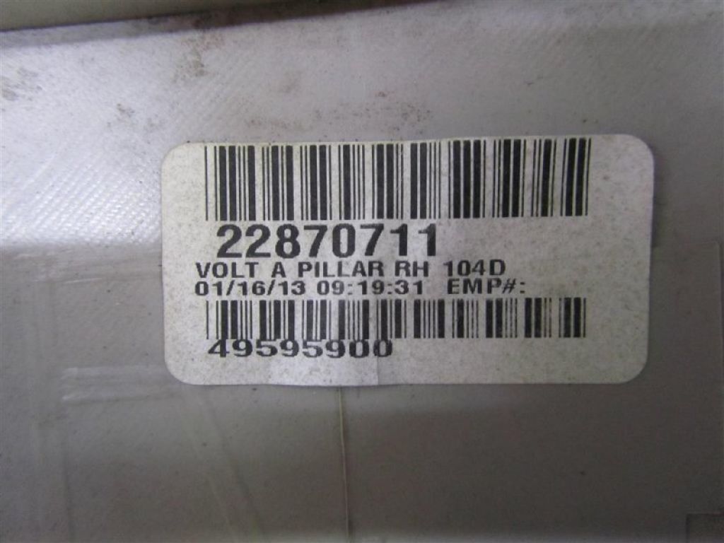 22870711 | Накладка на стійку кузова передн. CHEVROLET VOLT 10-15 - Фото 3
