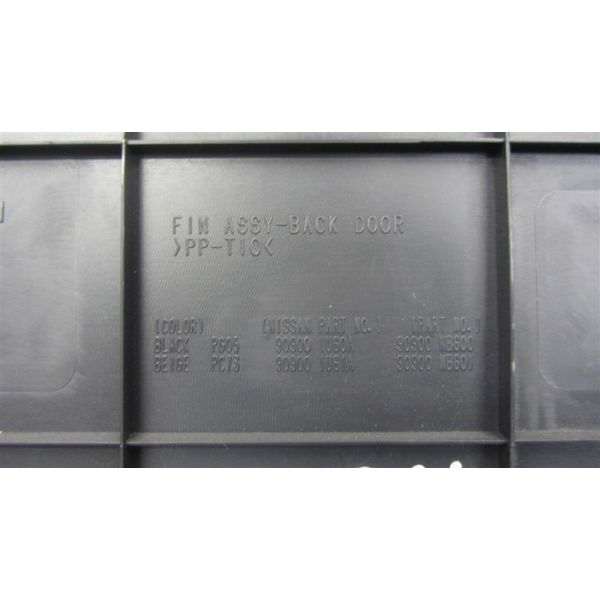 Обшивка кришки багажника NISSAN NOTE 04-12 — 3