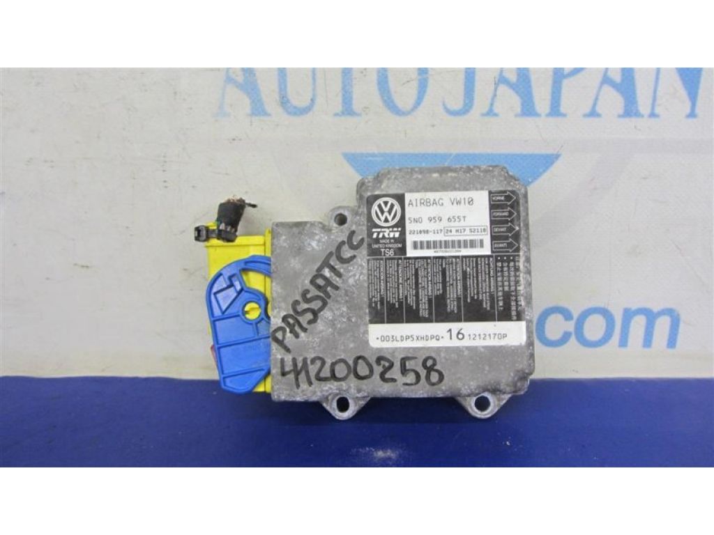 5N0 959 655 T | Блок керування AIRBAG VOLKSWAGEN PASSAT B7 11-15
