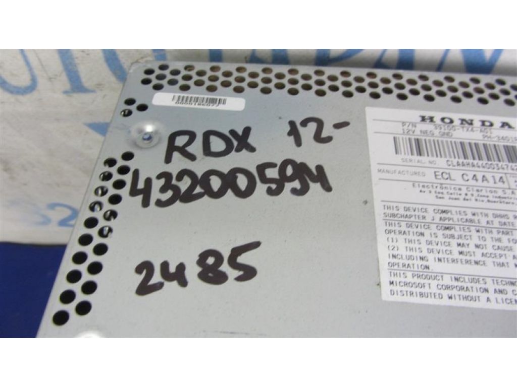 39100-TX4-A01RM | магнітола ACURA RDX 12-19 - Фото 2