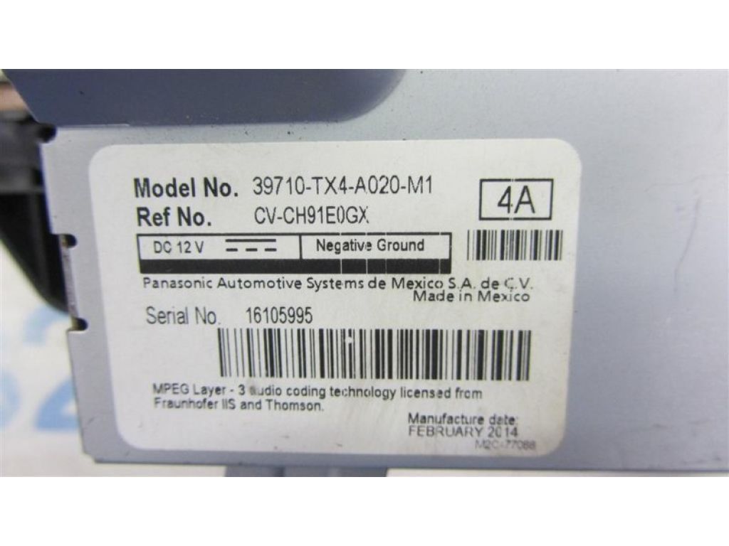 39710-TX4-306 | монітор ACURA RDX 12-19 - Фото 3