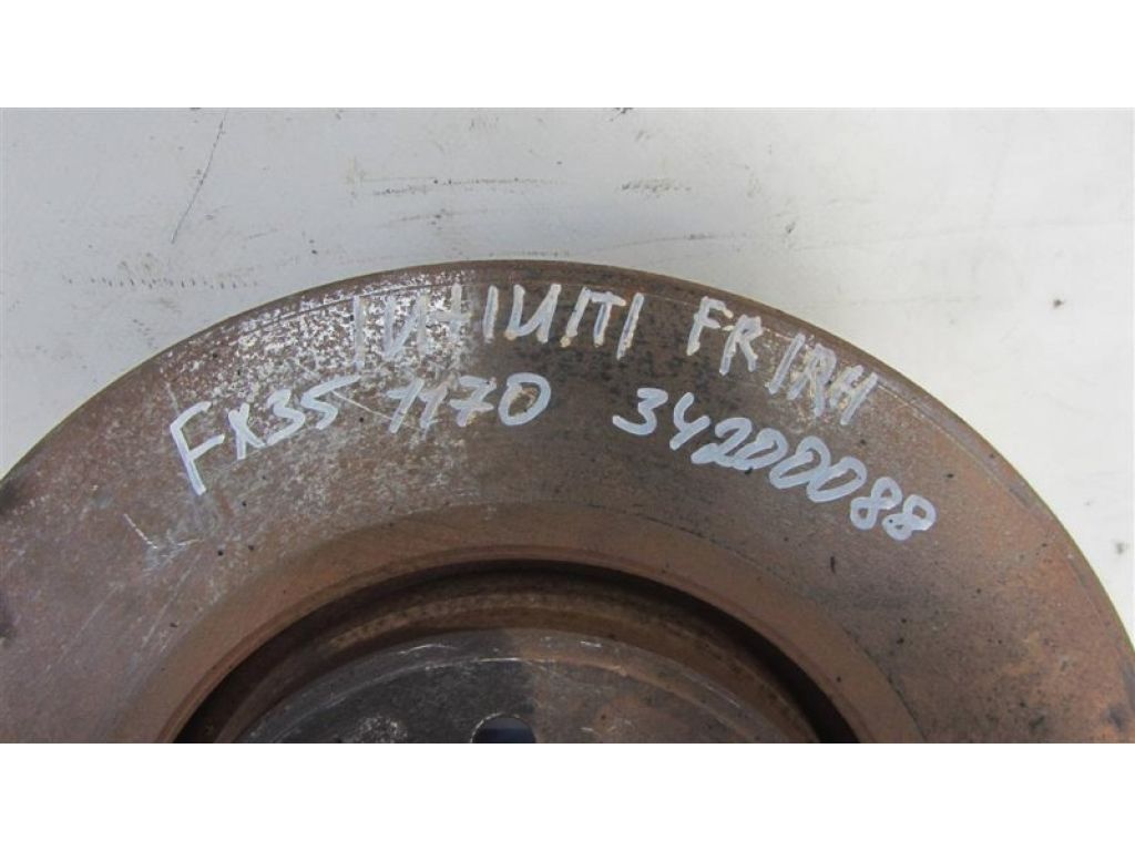 40206-CL70A | Тормозной диск передний INFINITI FX S50 03-08 - Фото 2