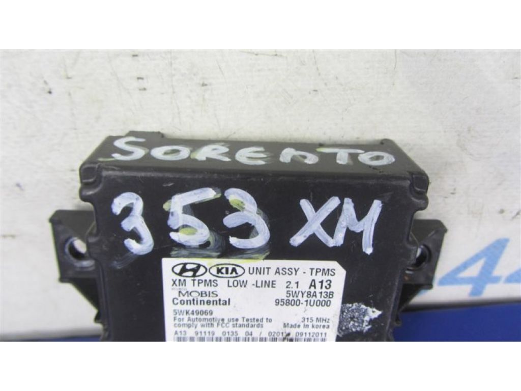 95800-1U000 | Блок керування тиском в шинах KIA SORENTO XM 09-14 - Фото 2