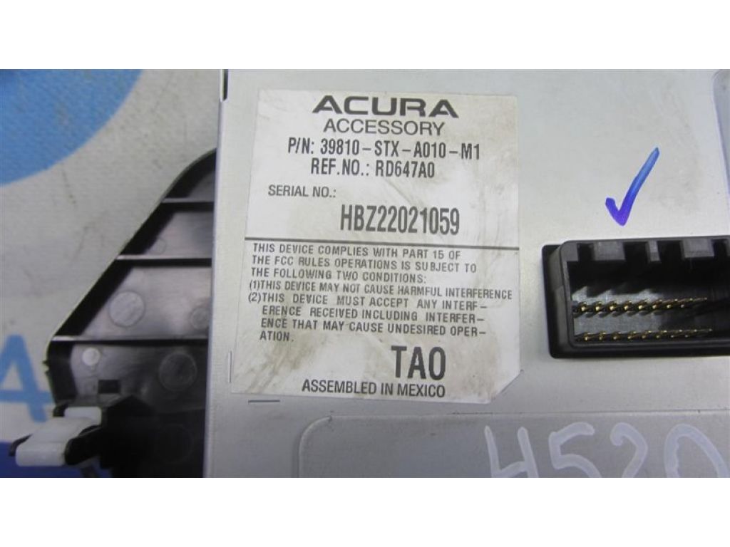 39810-STX-A01 | Монитор ACURA MDX (YD2) 06-13 - Фото 4