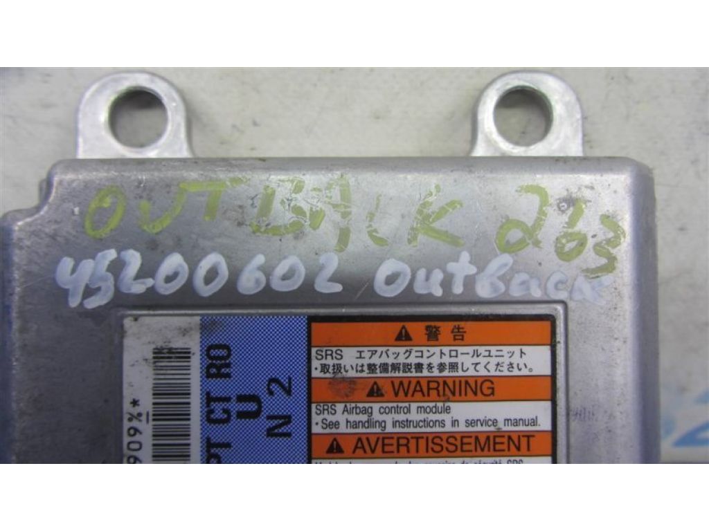 98221AJ25A | Блок керування AIRBAG SUBARU OUTBACK 09-14 BR - Фото 2