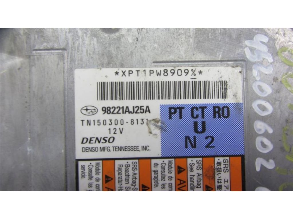 98221AJ25A | Блок керування AIRBAG SUBARU OUTBACK 09-14 BR - Фото 4