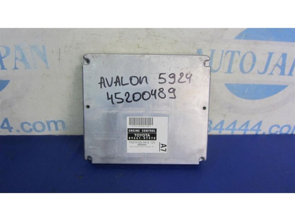 89661-07470 | Блок управления двигателем TOYOTA AVALON 05-12