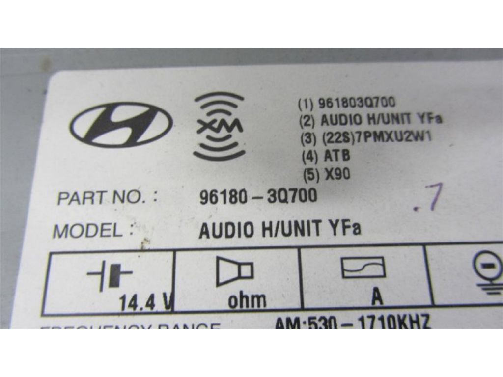 96180-3Q700 | Магнитола HYUNDAI SONATA YF 10-14 - Фото 3