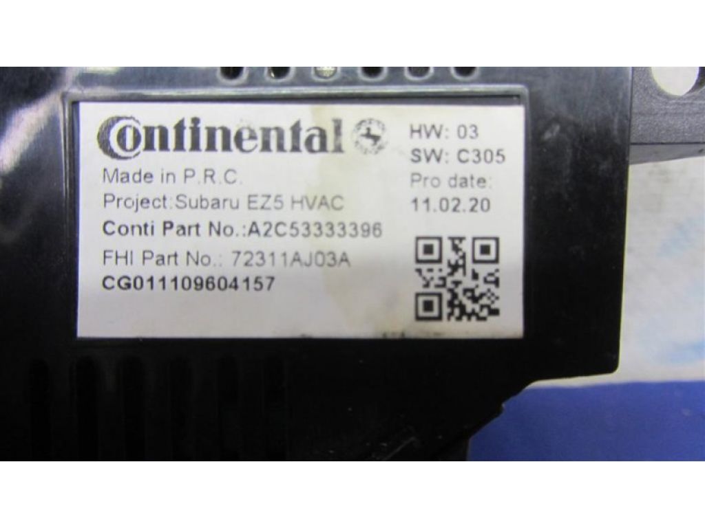 72311AJ03A | Блок управления печкой SUBARU LEGACY 09-15 BM - Фото 4