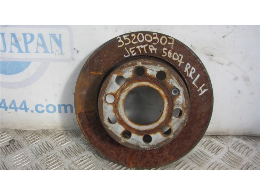 5C0 615 601 A | Гальмівний диск задній VOLKSWAGEN JETTA USA 10-17