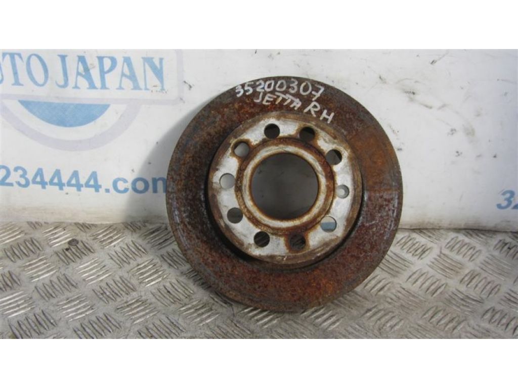 5C0 615 601 A | Тормозной диск задний VOLKSWAGEN JETTA USA 10-17