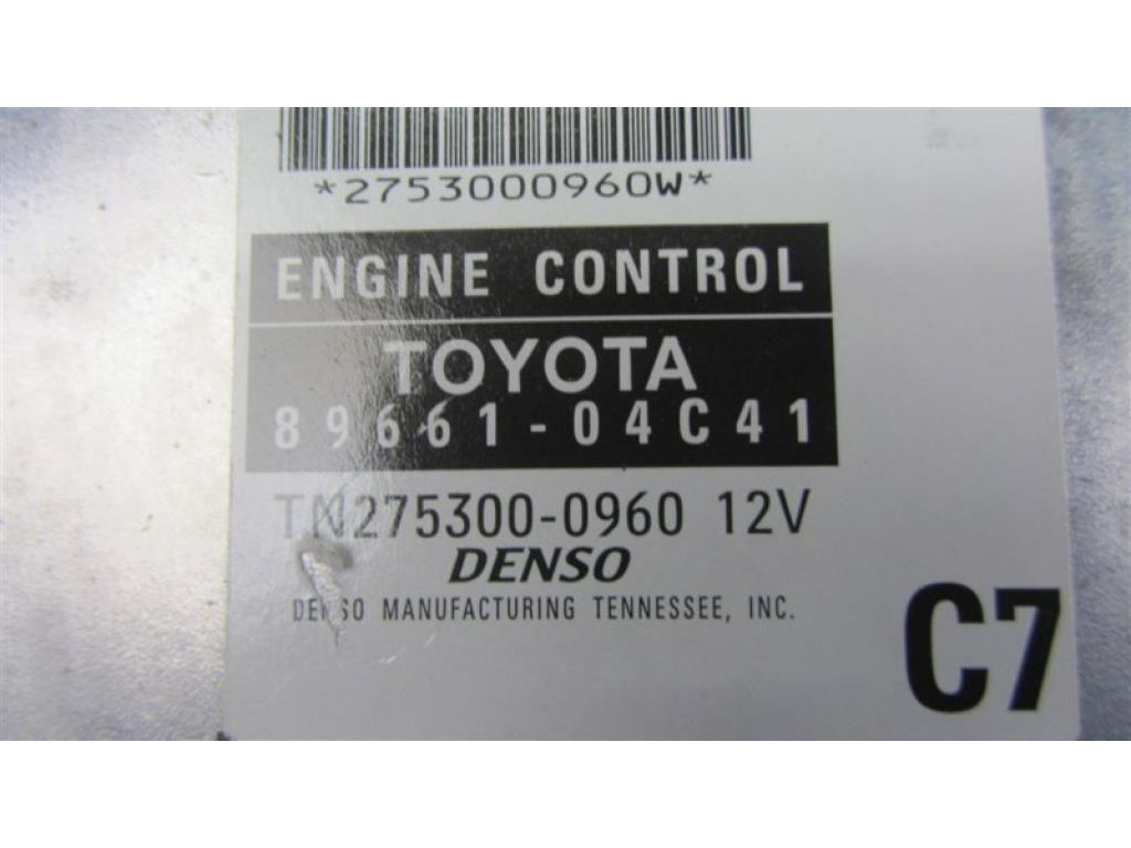 89661-04C41 | Блок керування двигуном TOYOTA TACOMA 05-15 - Фото 4