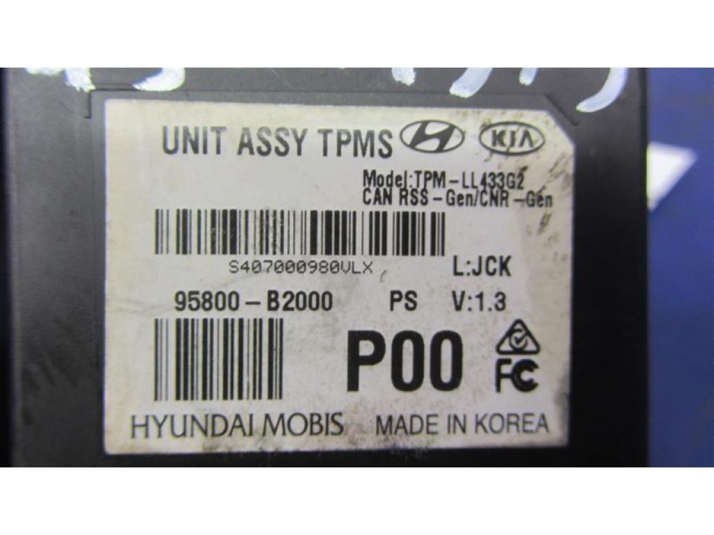95800-B2000 | Блок керування тиском в шинах KIA SOUL PS 13-19 - Фото 4