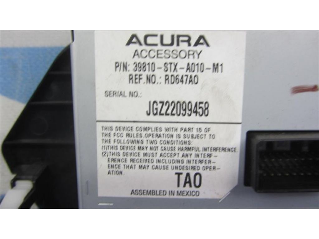 39810-STX-A01 | Монитор ACURA MDX (YD2) 06-13 - Фото 4