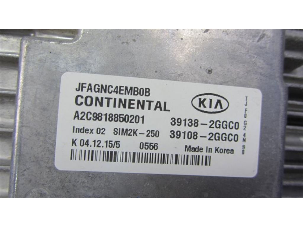 39138-2GGC0 | Блок управления двигателем KIA OPTIMA JF 15-20 - Фото 3