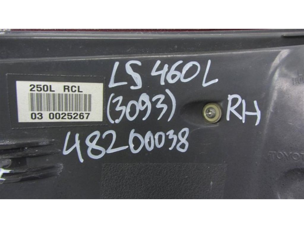 81551-50160 | Ліхтар зовнішній задн. прав. LEXUS LS460 06-12 - Фото 2