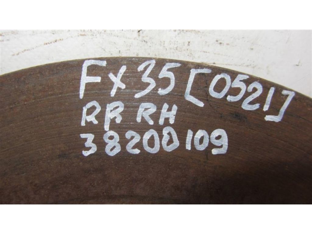 43206-CA000 | Тормозной диск задний INFINITI FX S50 03-08 - Фото 2