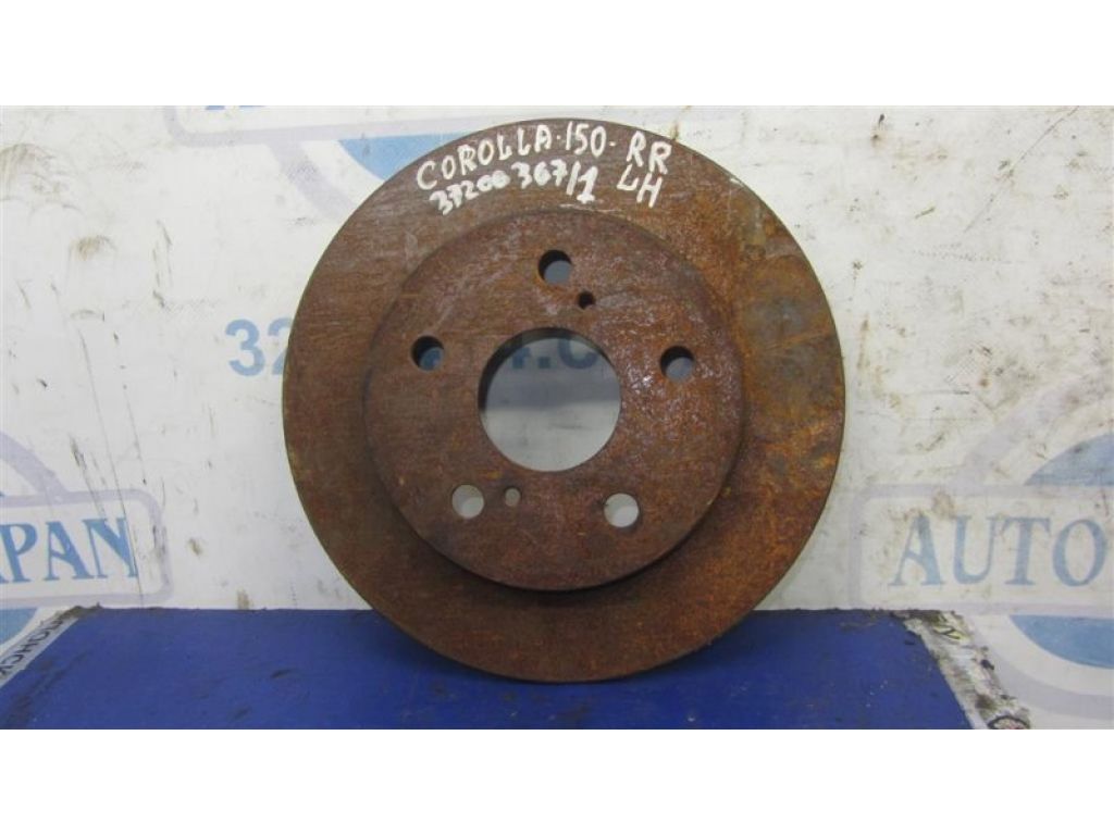 42431-12260 | Гальмівний диск задній TOYOTA COROLLA 150 06-13