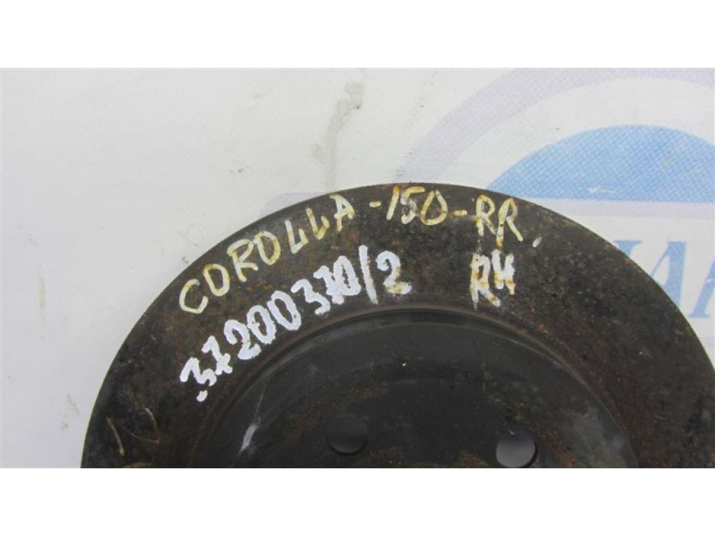 42431-12260 | Тормозной диск задний TOYOTA COROLLA 150 06-13 - Фото 2