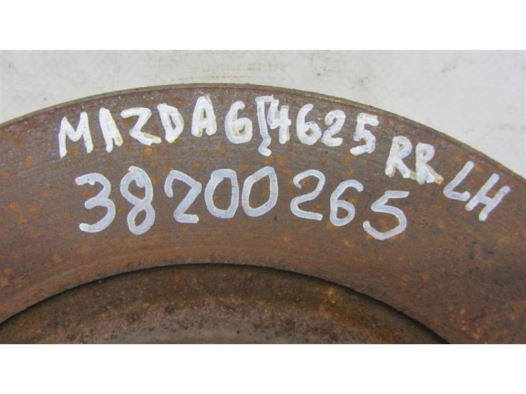 GK2Y-26-251H | Тормозной диск задний MAZDA 6 GH 07-12 - Фото 2