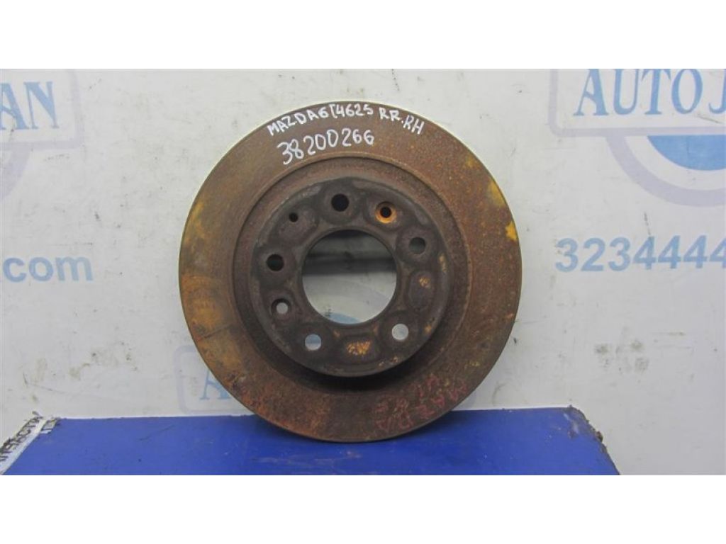 GK2Y-26-251H | Тормозной диск задний MAZDA 6 GH 07-12