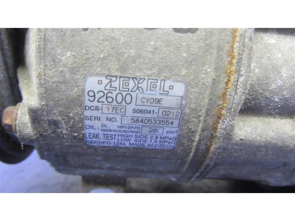 92600-CY09E | Компресор кондиціонера NISSAN QASHQAI 07-14 - Фото 3